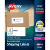 Avery Repositionable Laser Shipping Labels, 2" x 4", White, 1,000 Labels/Box (55163)