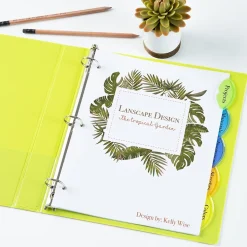 Avery Style Edge Insertable Plastic Dividers, 5-Tab, Assorted, 120/Carton