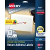 Avery Sure Feed Inkjet Return Address Labels, 3/4" x 2-1/4", 600 Labels/Pack (8257)