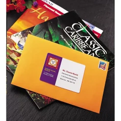 Avery Sure Feed Inkjet Shipping Labels, 3-1/3