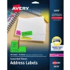 Avery Sure Feed Laser Address Labels, 1 x 2 5/8", Assorted Neon Colors, 450 Labels/Pack (5979)