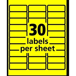 Avery Sure Feed Laser Address Labels, 1
