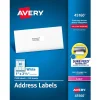Avery Sure Feed Laser Address Labels, 1" x 2-5/8", White, 7,500 Labels/Box (45160)