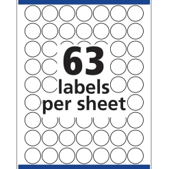 Avery Sure Feed Laser/Inkjet Multipurpose Labels, 1