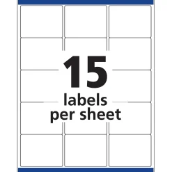 Avery Sure Feed Laser/Inkjet ID Labels, 2