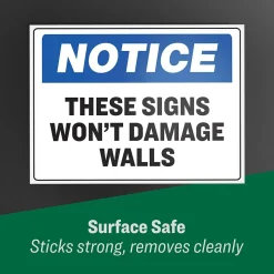 Avery Surface Safe Laser/Inkjet Label Safety Signs, 7