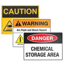Avery Surface Safe Laser/Inkjet Label Safety Signs, 5" x 7", White, 30 Labels/Pack (61511)
