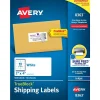 Avery TrueBlock Inkjet Shipping Labels, 2" x 4", White, 500 Labels/Box (8363)