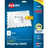 Avery TrueBlock Inkjet Shipping Labels, 3-1/2" x 5", White, 100 Labels/Pack (8168)