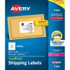 Avery TrueBlock Laser Shipping Labels, 3-1/3" x 4", White, 600 Labels/Box (5164)