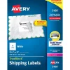 Avery TrueBlock Laser Shipping Labels, 3-1/2" x 5", White, 400 Labels/Box (5168)