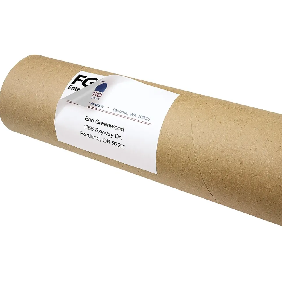 Avery TrueBlock Laser/Inkjet Shipping Labels, 3" x 4", White, 40 Labels/Pack (5286)