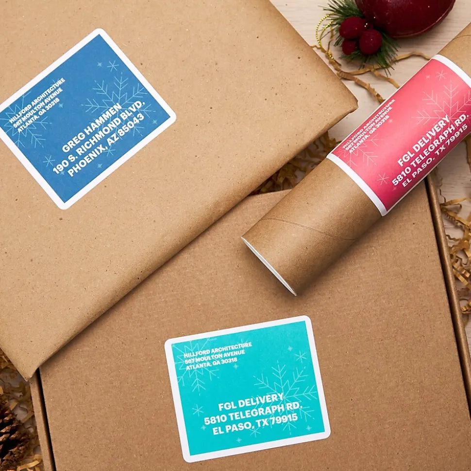 Avery TrueBlock Laser/Inkjet Shipping Labels, 3" x 4", White, 40 Labels/Pack (5286)