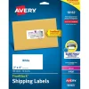 Avery TrueBlock Shipping Labels, 2" x 4", White, 100 Labels/Pack (18163)