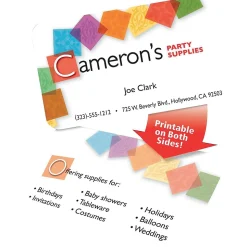 Avery Two-Side Rounded Corners Printable Clean Edge™ Business Cards, Inkjet, Matte White, 2" x 3 1/2", 160/Pk