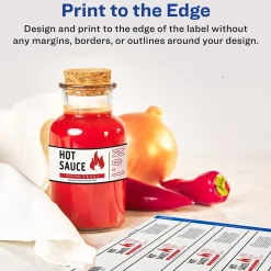 Avery Waterproof Laser/ Inkjet Wraparound Labels, 1.25