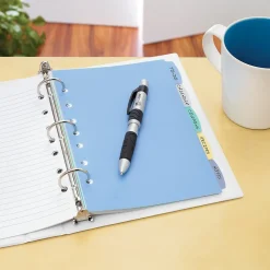 Avery Write & Erase Plastic Mini Dividers, 5 Tabs, Multicolor (16180)