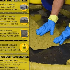 AWF Pro 30 Gal. Hazmat Spill Kit Refill, 44 Pieces (KTSK 10308)