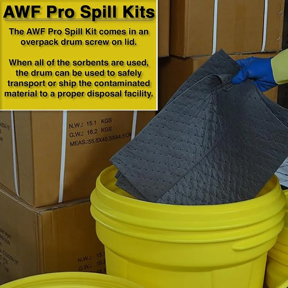 AWF Pro Universal Spill Kit Refill, 56 Pieces (KTSK 10205-RT)