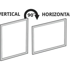 Azar Dry-Erase Whiteboard, Aluminum Frame, 24