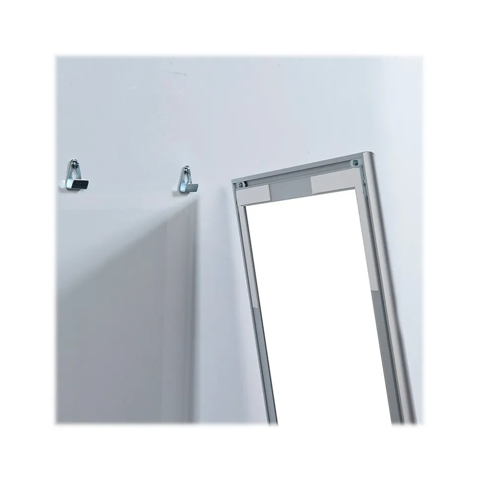 Azar Dry-Erase Whiteboard, Aluminum Frame, 30" x 24" (300229)