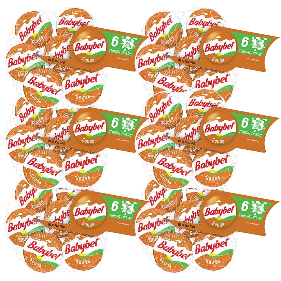 Babybel Gouda Cheese, 6/Pack (600-00230)