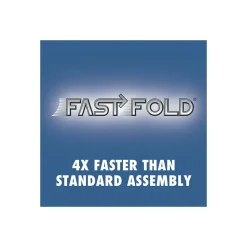 Bankers Box Hang-N-Stor Medium-Duty FastFold Corrugated File Storage Boxes, Lift-Off Lid, Letter Size, White/Blue, 4/Ct (00784)