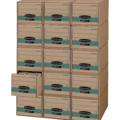 Bankers Box PREMIER File Storage Drawer, Black, 6/Carton (1231101)