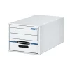 Bankers Box Stor/Drawer File Storage Drawer, Letter Size, White/Blue (00721)