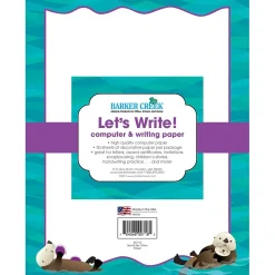Barker Creek 8 1/2" x 11" Printer Paper, Otters 50 per package (BC718)