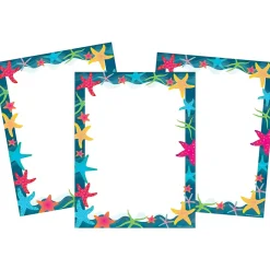 Barker Creek 8.5" x 11" Kai Ola Starfish Computer Paper Pack, 150 Sheets/Set (4314)