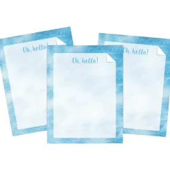 Barker Creek 8.5" x 11" Tie-Dye Blue Computer Paper Pack, 150 Sheets/Set (4341)