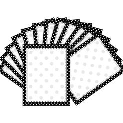 Barker Creek Black & White Dot Computer Paper, 100 Sheets/Set (BC3609)