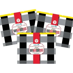 Barker Creek Buffalo Plaid & Wide Stripes File Folder, 1/3-Cut Tab, Letter Size, Assorted, 36/Set (4397)