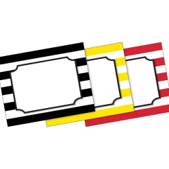 Barker Creek Buffalo Plaid & Wide Stripes File Folder, 1/3-Cut Tab, Letter Size, Assorted, 107/Set (142)