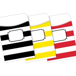 Barker Creek Buffalo Plaid & Wide Stripes File Folder, 1/3-Cut Tab, Letter Size, Assorted, 42/Set (4421)