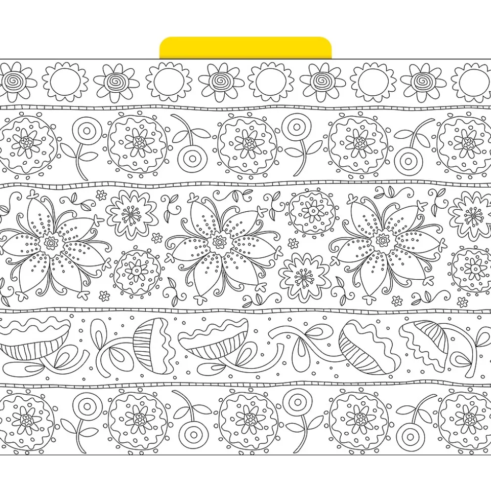 Barker Creek Color Me! File Folder Set, 1/3-Cut Tab, Letter Size, In My Garden, 12/Pack (2008)