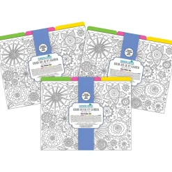 Barker Creek Color Me! File Folder Set, 1/3-Cut Tab, Letter Size, In My Garden, 36/Set (4387)