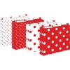 Barker Creek File Folder Set, 1/3-Cut Tab, Letter Size, Red & White Dot, 12/Pack (2009)