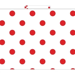 Barker Creek File Folder Set, 1/3-Cut Tab, Letter Size, Red & White Dot, 12/Pack (2009)