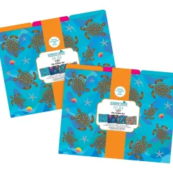 Barker Creek File Folder Set, 1/3-Cut Tab, Letter Size, Kai Ola, 24/Set (4382)