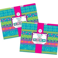 Barker Creek File Folder Set, 1/3-Cut Tab, Letter Size, Bohemian, 24/Set (4374)