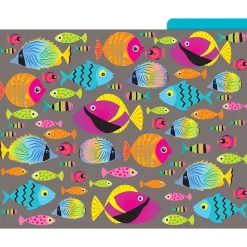 Barker Creek File Folder Set, 1/3-Cut Tab, Letter Size, Kai Ola, 12/Pack (2006)