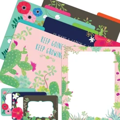 Barker Creek Get Organized File Folder Set, 1/3-Cut Tab, Letter Size, Prickles, 107/Set (144)