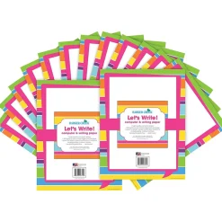 Barker Creek Happy Bright Stripe Computer Paper, 100 Sheets/Set (BC3625)
