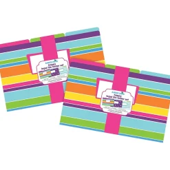 Barker Creek Happy Legal-Size File Folders, Multi-Design Set, 18/Set (BC3907)