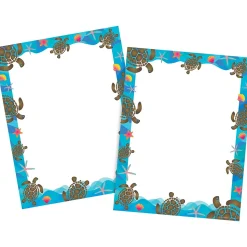 Barker Creek Kai Ola Sea Turtles Computer Paper Pack, 100 Sheets/Set (4204)
