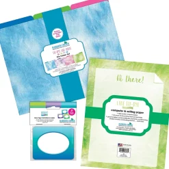 Barker Creek Lime Ombré File Folder, 1/3-Cut Tab, Letter Size, Assorted, 107/Set (156)