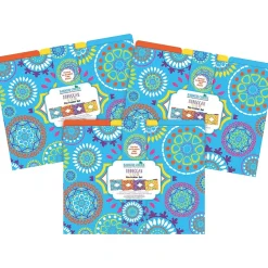 Barker Creek Moroccan File Folder, 1/3-Cut Tab, Letter Size, Assorted, 36/Set (4401)