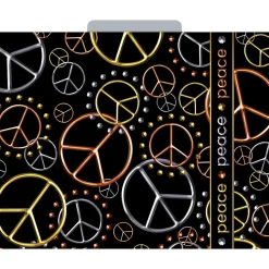 Barker Creek Peace Letter-Size File Folders, 36/Set (BC3928)